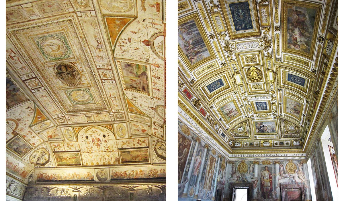 Stanze affrescate e stanzae paoline Castel Sant'Angelo