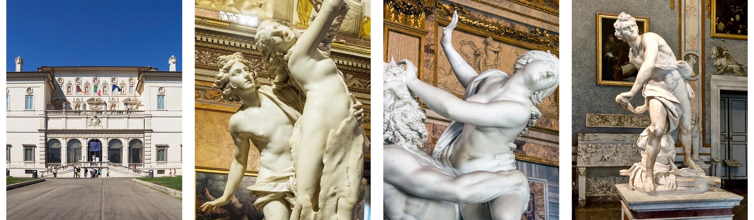 Galleria Borghese | Dafne e Apollo | Ratto di Proserpina | David