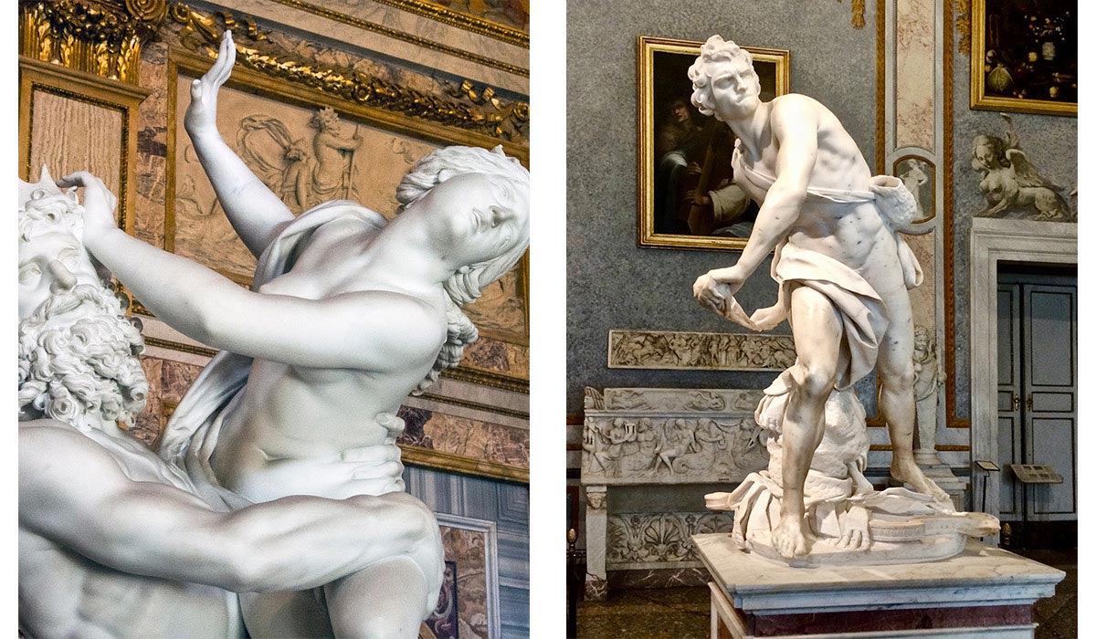 il ratto di Proserpina e il David di Bernini